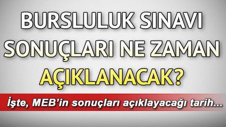 Bursluluk sınavı sonuçları ne zaman açıklanacak? MEB İOKBS sonuç tarihi