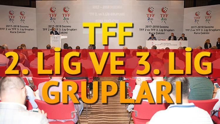 TFF 2. lig ve 3. lig fikstür ve gruplar belli oldu!