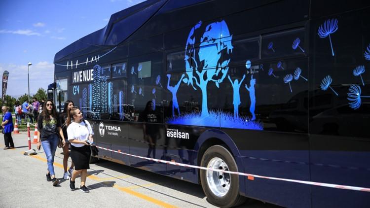 Türkiye'nin ilk elektrikli otobüsü Hacettepe'de
