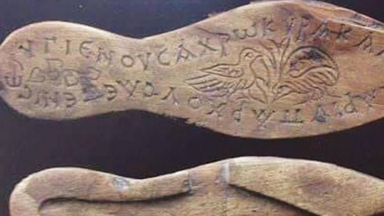 1500 yıllık sandaletteki not