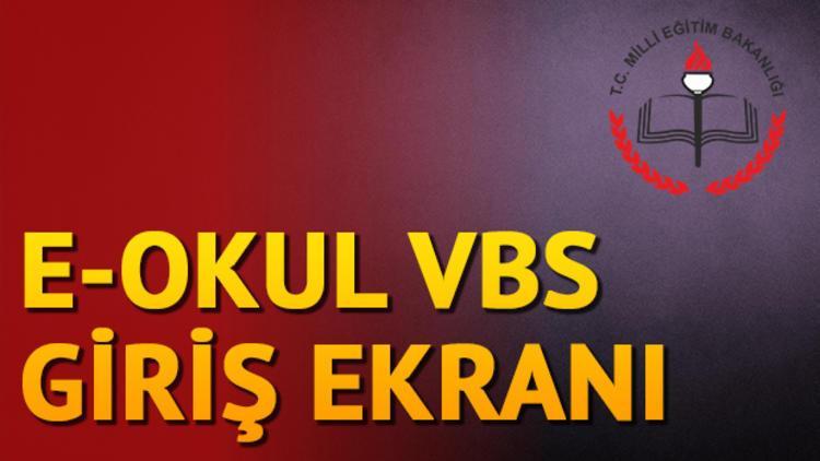 E Okul veli bilgilendirme sistemi giriş ekranı!