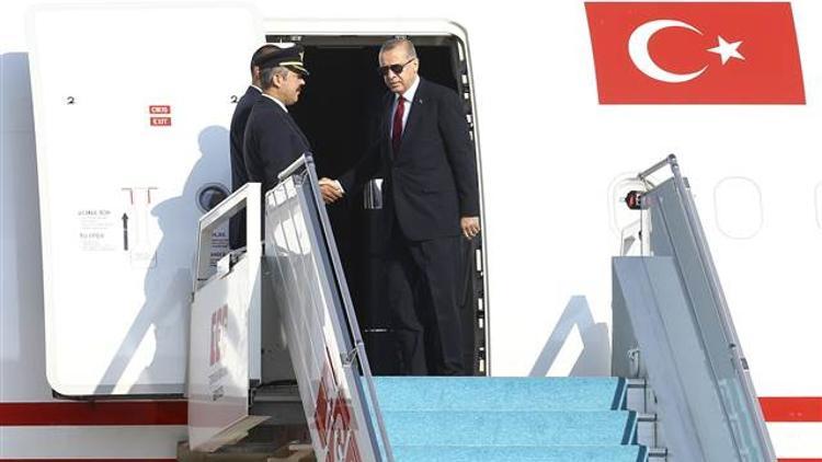 Cumhurbaşkanı Erdoğan Türkiye'ye hareket etti