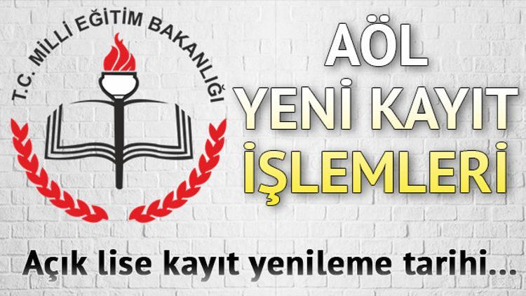 AÖL kayıt işlemi için süreç devam ediyor! Ek sınav süreci başladı!