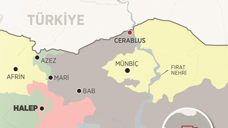 Cerablus’ta bombalı motosikletle saldırı: 10 yaralı