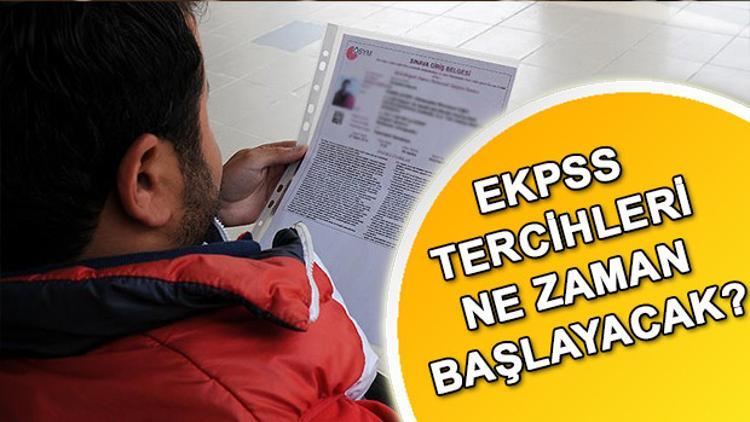 2018 2 Ekpss Tercihleri Ne Zaman Ekpss Tercih Tarihleri Belli Oldu Mu