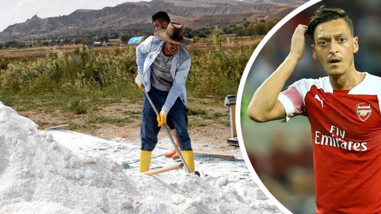 Mesut’un takımı Arsenal’e 500 kilo Kırıkkale tuzu