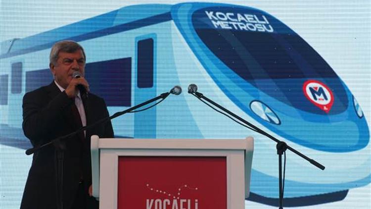 Kocaeli'de 5 milyar liralık metro projesinin temeli atıldı