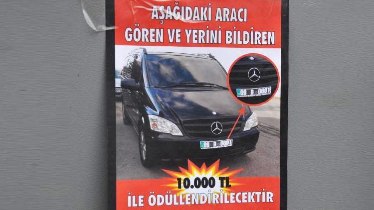 Son çare bunu yaptı... Makam aracını bulana 10 bin lira ödül verecek