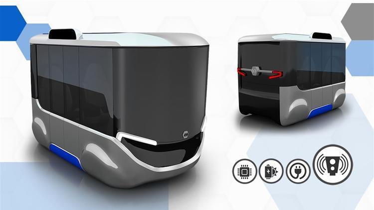Yerli sürücüsüz elektrikli araç gün yüzüne çıktı
