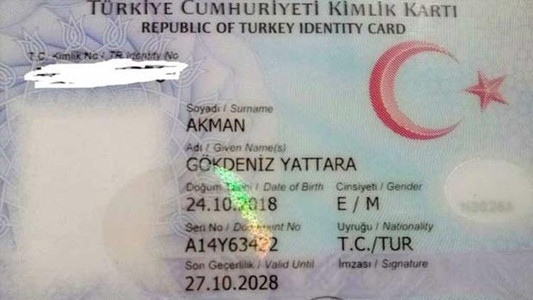 Oğluna Gökdeniz Yattara ismini verdi