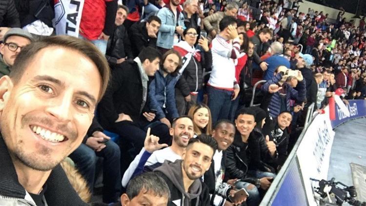 Trabzonsporlu futbolcuların 'River-Boca' keyfi