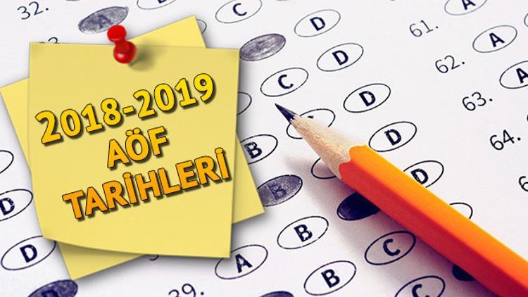AÖF güz dönemi final sınavı ne zaman? AÖF sınav tarihleri