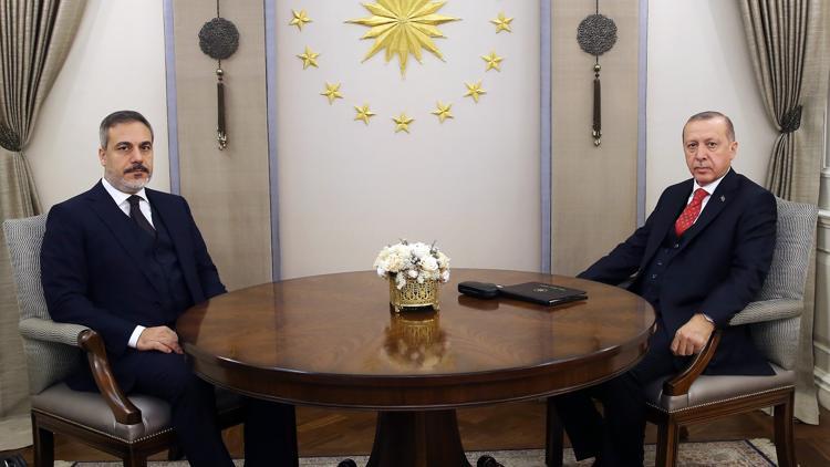 Cumhurbaşkanı Erdoğan, MİT Başkanı Fidan'ı kabul etti