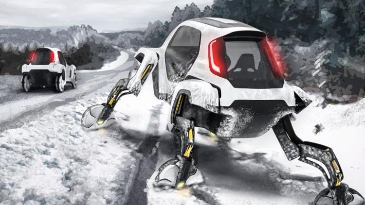 Hyundai bu kez yürüyebilen otomobil yaptı