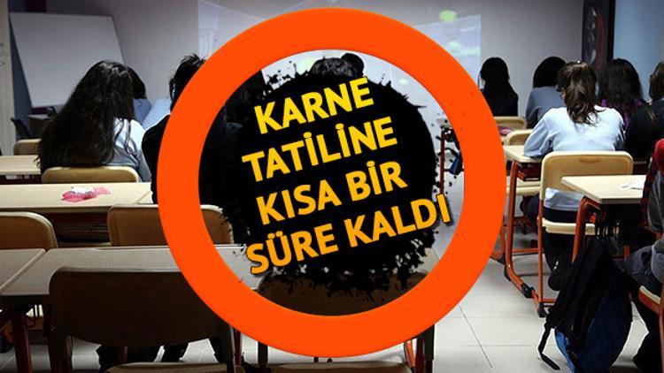 15 tatil ne zaman başlayacak? Karnelerin alınacağı sömestir için son viraja girildi