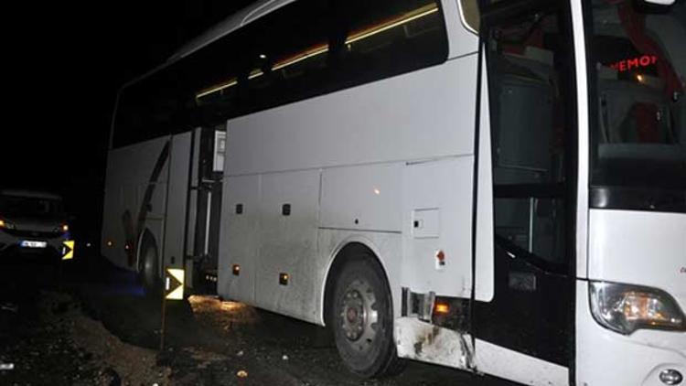 Zenit Kazan'ı taşıyan otobüs, Ankara'da kaza yaptı