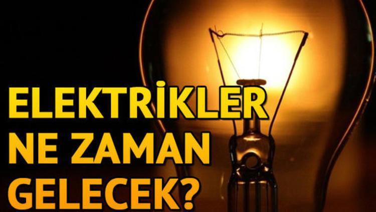 Elektrikler ne zaman gelecek? 15 Ocak BEDAŞ kesinti program