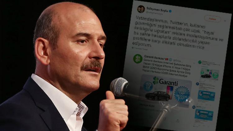 Bakan Soylu'dan "sahte hesaplarla dolandırıcılık" uyarısı