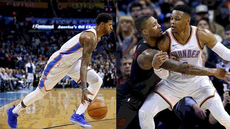 Oklahoma'yı Paul George ve Russell Westbrook taşıdı!