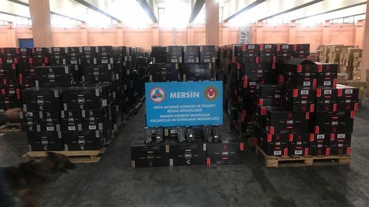 Mersin Limanı'nda ele geçirildi! 13 milyon lira değerinde...