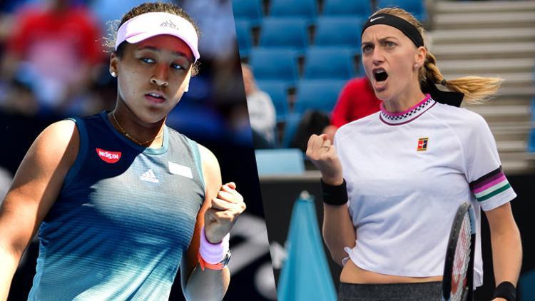 Avustralya Açık tek kadınlarda finalin adı 'Osaka-Kvitova'