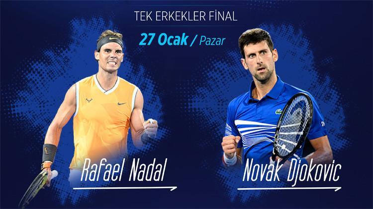 Avustralya Açık'ta final heyecanı; Djokovic-Nadal