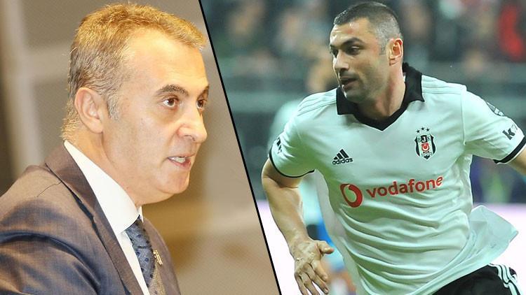 Beşiktaş'ta Fikret Orman ve Burak Yılmaz'a tepki!