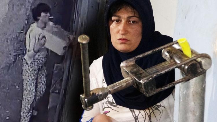 Ağzında sigarayla sokaktaki doğalgaz sayacını parçalayıp bıçakla borusunu kesti