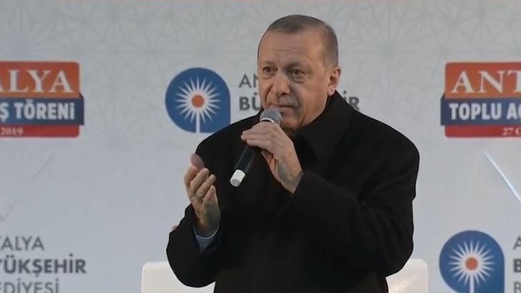 Son dakika! Cumhurbaşkanı Erdoğan Antalya'daki toplu açılış töreninde konuştu