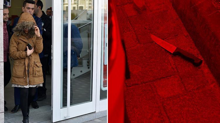 Genç kadın dehşeti yaşadı... Bıçağı boğazına dayadı ve...