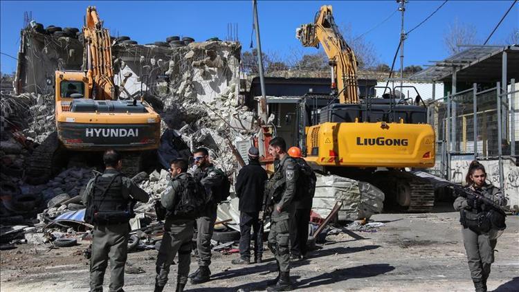 İsrail, Kudüs'te Filistinlilere ait binayı yıktı