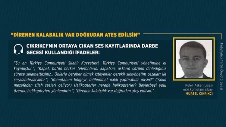Darbeci albay kendi sesini inkar etti