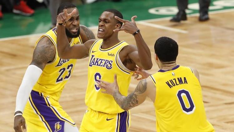 Lakers, Rondo ile son saniyede Boston'ı yıktı!