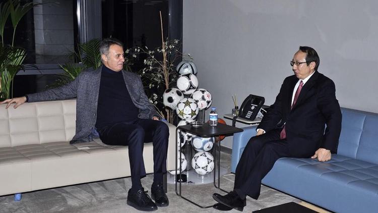 Fikret Orman'a Japonya'nın İstanbul Başkonsolosu Hisao Nishimaki'den ziyaret
