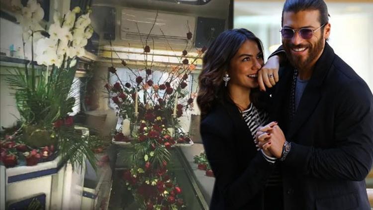 Bu çiçekler Can Yaman'dan mı?
