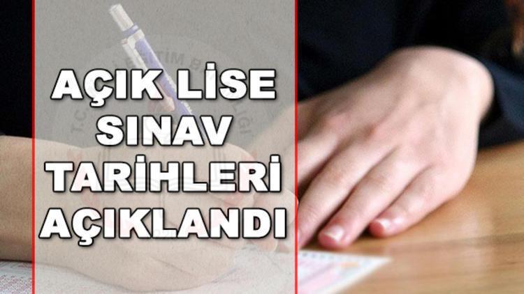 AÖL 2. dönem sınavları ne zaman yapılacak? İşte AÖL sınav tarihleri
