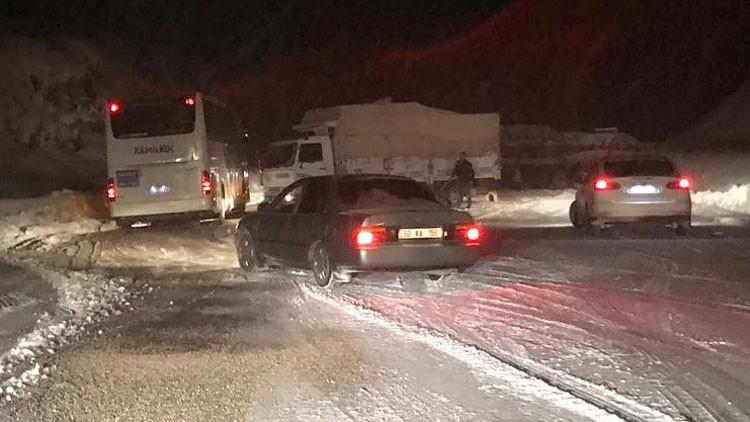 Kar yağışı zor anlar yaşattı!