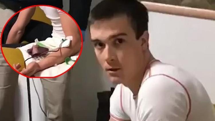 O sporcu polise böyle yakalandı!