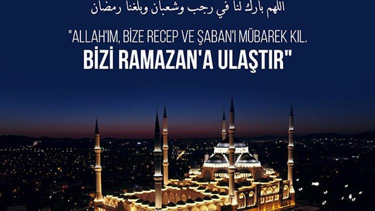 Cumhurbaşkanı Erdoğan'dan Regaib Kandili mesajı