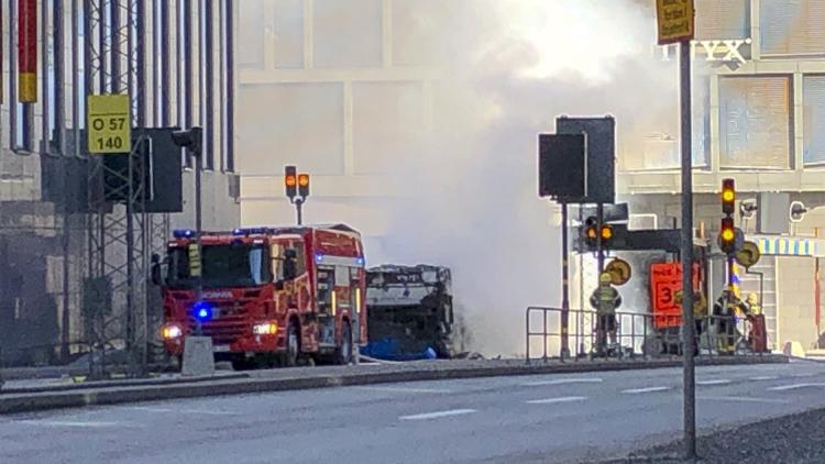 Son dakika... Stockholm'de büyük patlama