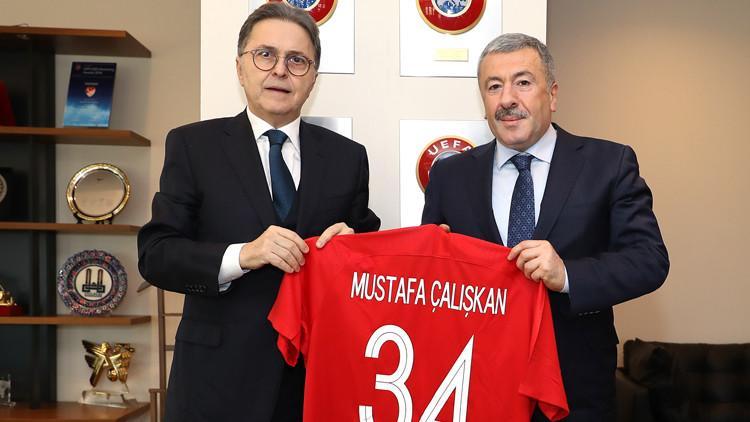 Mustafa Çalışkan'dan TFF Başkanı Hüsnü Güreli'ye ziyaret