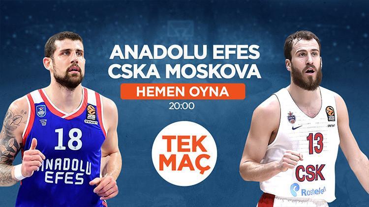 "Anadolu Efes - CSKA Moskova" maçında MBS1 fırsatı! iddaa'da banko...
