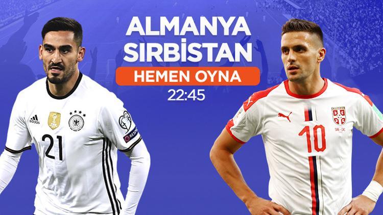 Almanya kadrosunda köklü revizyon! Sırbistan'ın iddaa oranı...