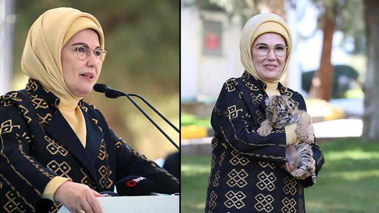 Emine Erdoğan, Gaziantep Hayvanat Bahçesi'nde oluşturulan Kelebek Vadisi'nin açılışını yaptı