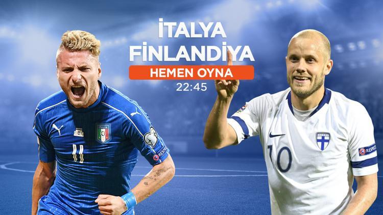"İtalya-Finlandiya" maçına banko iddaa tercihi!