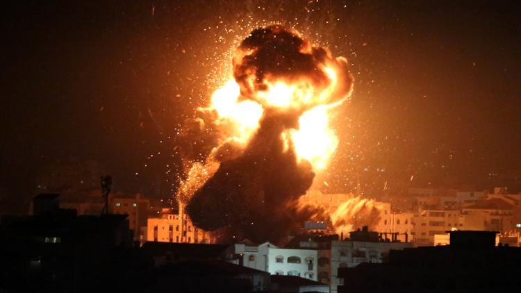 İsrail'den Gazze'ye hava saldırısı