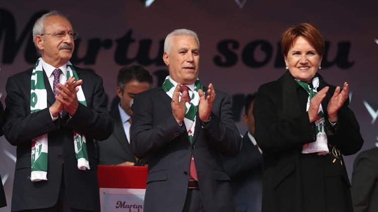 Millet İttifakı Bursa'da miting yaptı