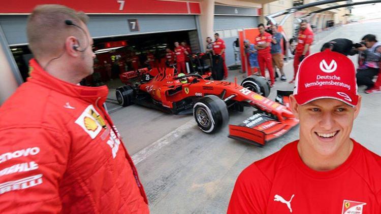 Schumacher, Ferrari ile teste çıktı