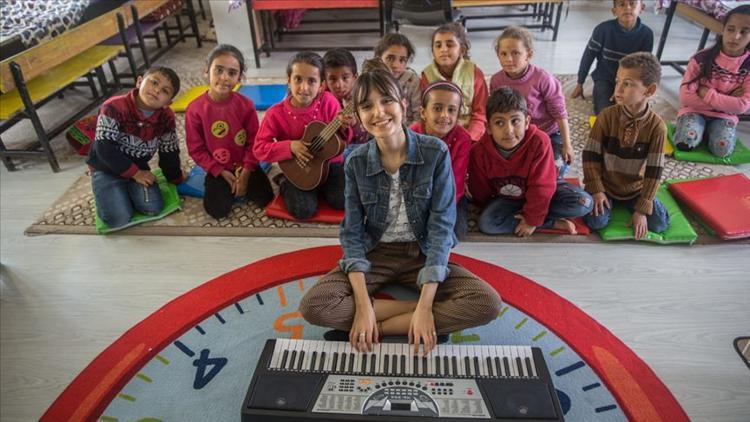 Harranlı miniklerin 'müzik perisi'