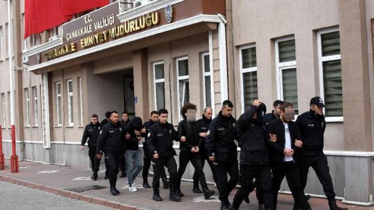 Çanakkale'de suç örgütü çökertildi: 13 gözaltı